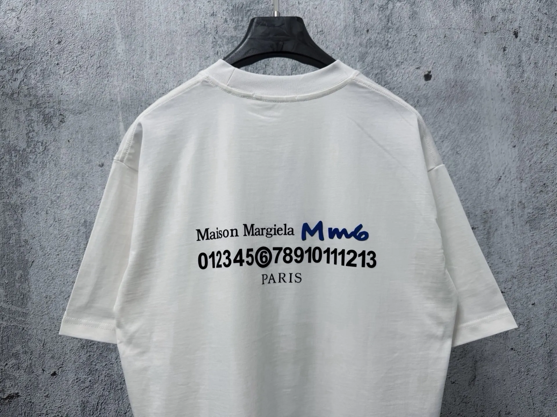 【Maison Margiela】 26ss T logo ， Same Style t Versatile ：Black，White Size：XS-L